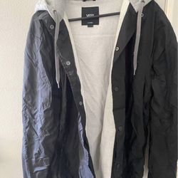 Vans hooded jacket men’s xl