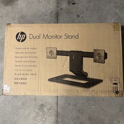 Sealed HP Adjustable Dual Monitor Stand AW664AA#ABA