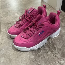 Hot Pink Fila Shoes