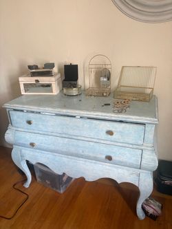 Vintage Anthropologie 2 drawer dresser chest