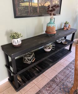 Extra Long (7 foot) Rustic Console Table