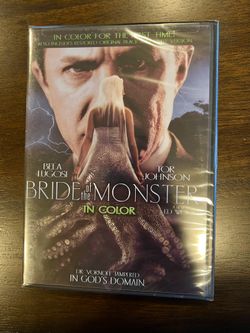 OOP! Bride of the Monster, Color, 1956 (DVD) Ed Wood, Bela Lugosi, Tor Johnson