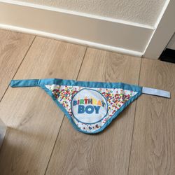 Birthday Boy Dog Bandana Size Medium Large