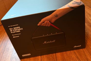 Marshall Kilburn III 3 Bluetooth Speaker Over 50 Hours Battery Life