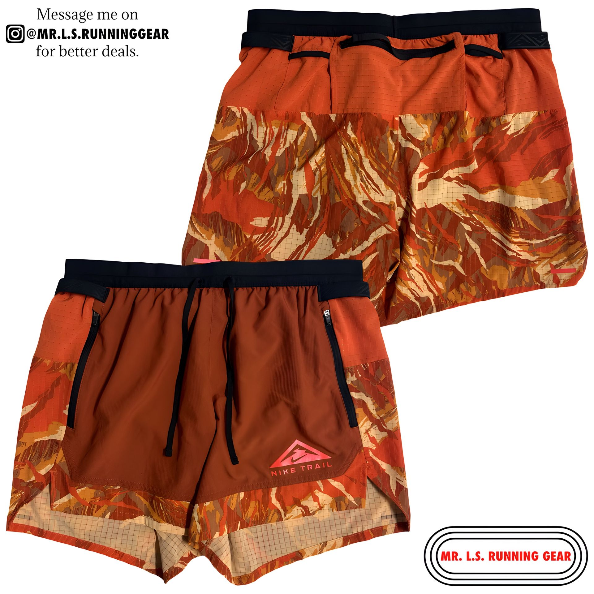 Nike Dri-FIT Flex Stride 5" Brief-Lined Trail Running Shorts DM4652-832