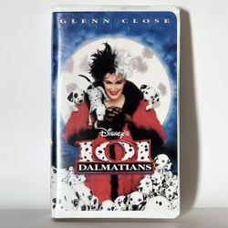 101 Dalmatians (VHS, 1997, Clamshell) Walt Disney Home Video