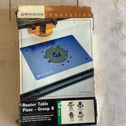 ROCKLER Router Table Plate-Group B