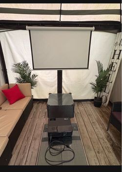 Screen and projector for sale