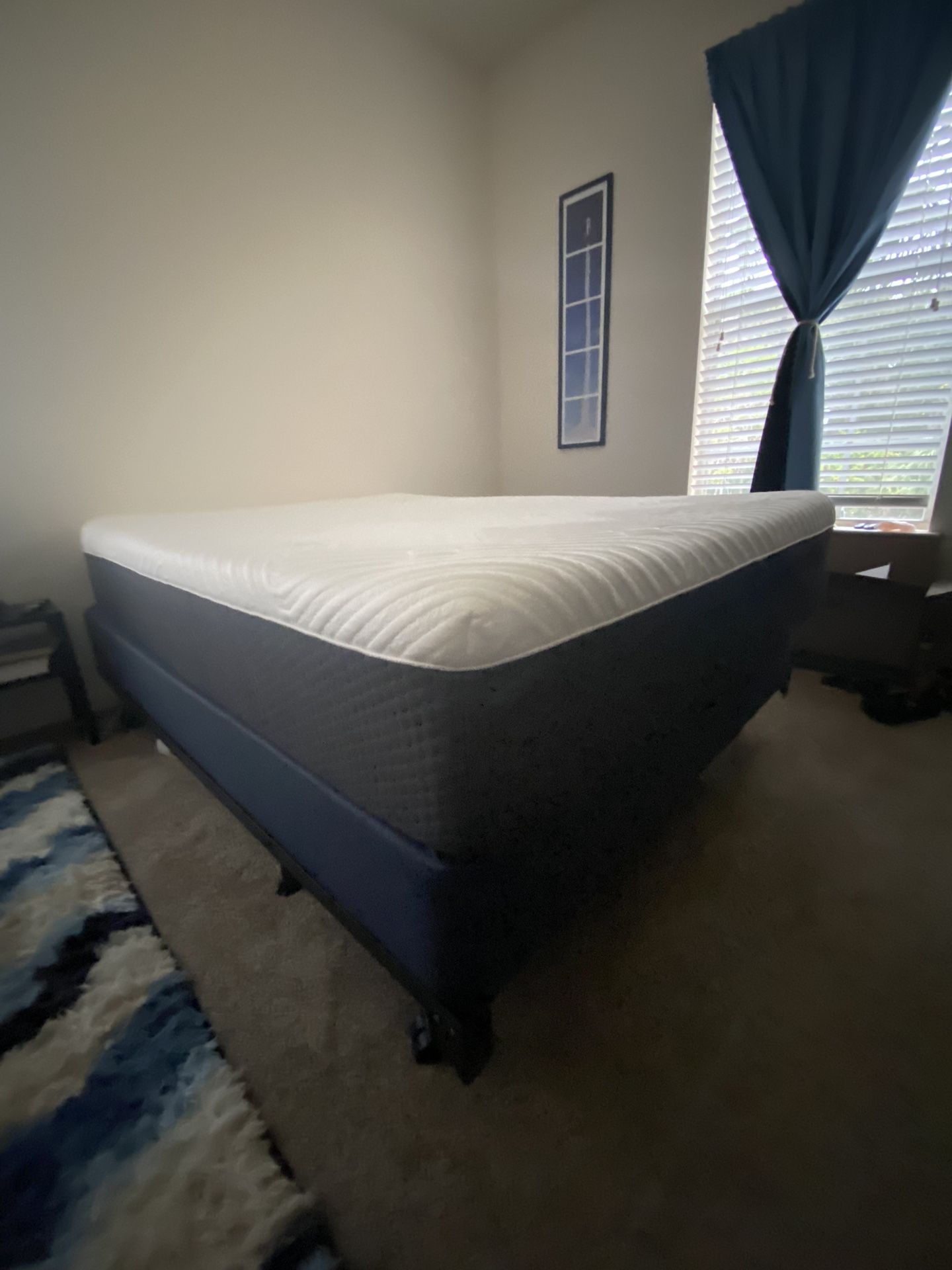 Bed Full Size With Steel Frame