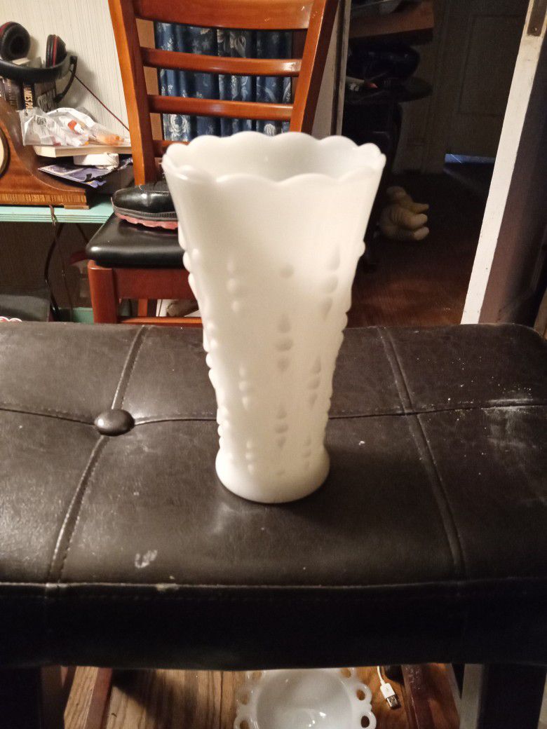 Milk Glass Vase