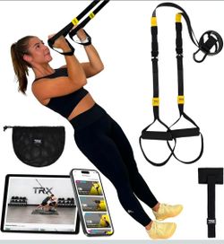 TRX GO Suspension Trainer, At Home, Portable Gym Workout, For Strength Training, Full Body Exercise Equipment