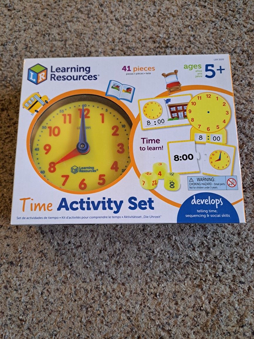 Learning Resources Clock Set