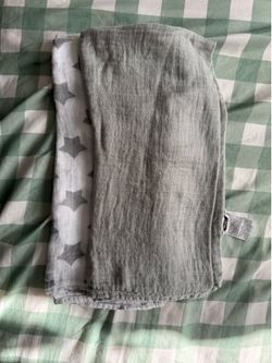 Muslin Baby Swaddle Blankets Set of 2
