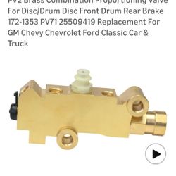 Proportioning  Valve 