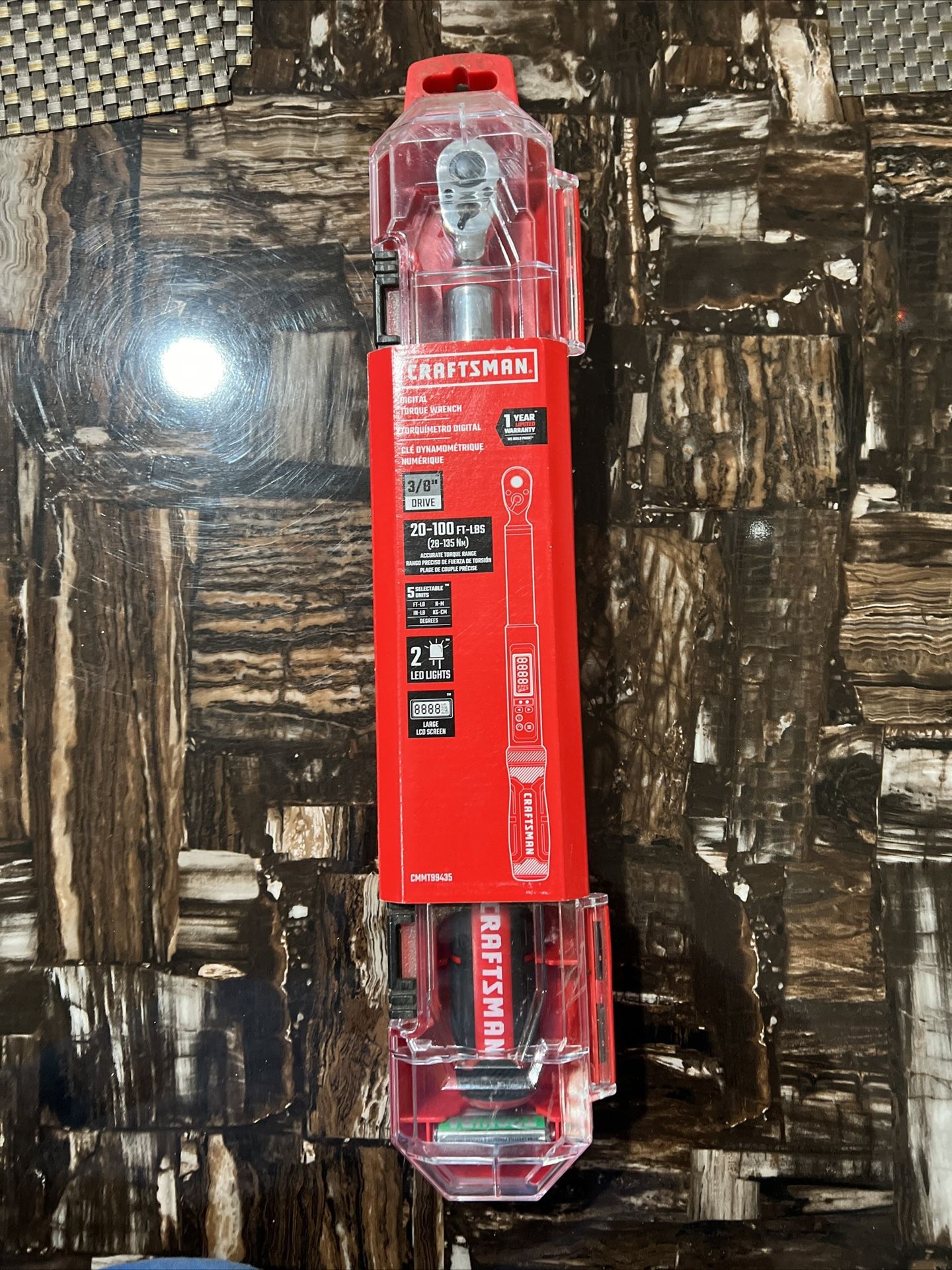 CRAFTSMAN Digital Torque Wrench, SAE, 3/8-Inch (CMMT99435)