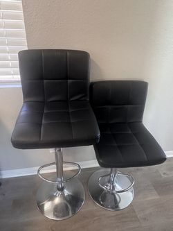 2 counter height bar stools