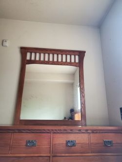 Vanity + Queen Bed Frame