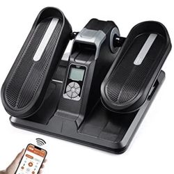 UNDER DESK ELLIPTICAL, SEATED ELLIPTICAL, SMART APP & LCD - BLACK