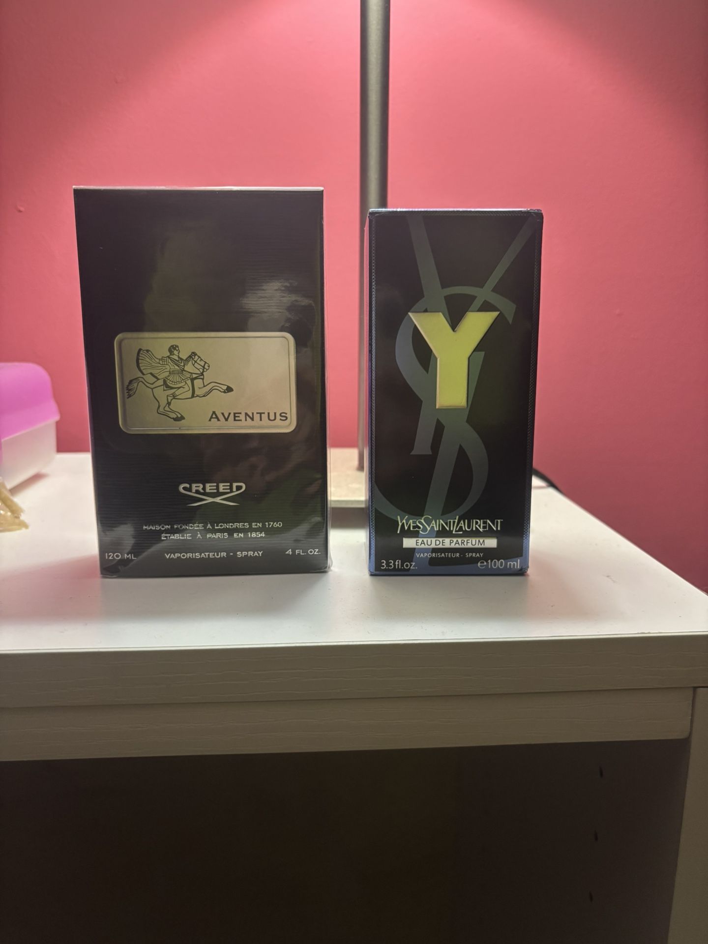 Cologne Bundle New YSL 3.3oz Eau De Parfum And Creed Aventus 3.3oz Men’s Eau De Parfum Spray