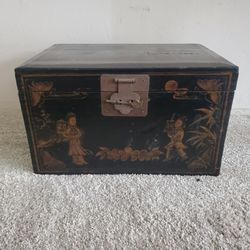 Home Decor  Asian Wood Box