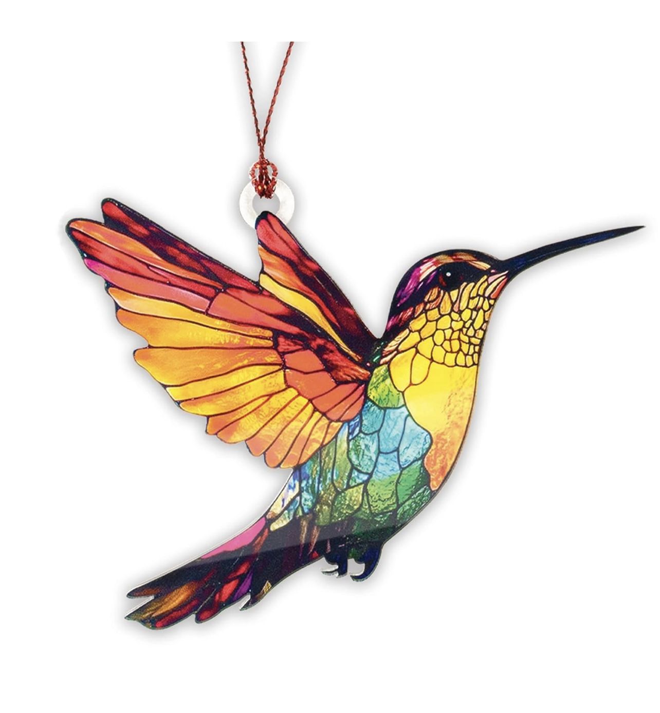 Hummingbird Christmas Ornament, Bird Ornaments for Christmas Tree, Hanging Decor for Door, Yard, Outdoor or Windows, Hummingbird Gifts for Women, Gift