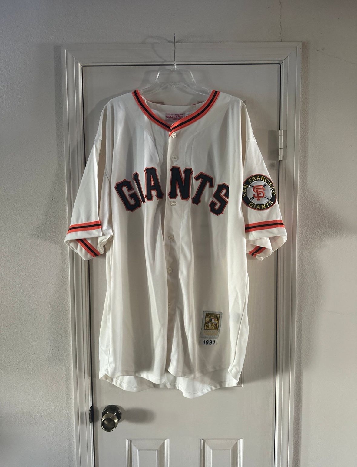 San Francisco Giants Barry Bonds Authentic Collectors Baseball Jersey 58 4XL