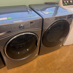 Whirlpool washing machine and gas dryer