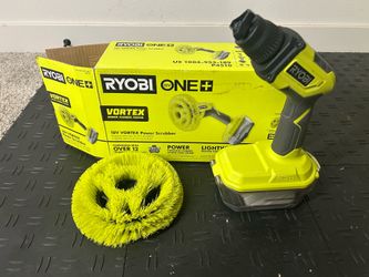 RYOBI ONE+ 18V Cordless VORTEX Power/Electric Spin Scrubber (Tool Only)