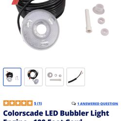 Pool Or Fountain Colorscade LED Bubbler Head