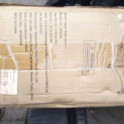 Mobile Baby Crib, Playpen, Changing Table All In One 