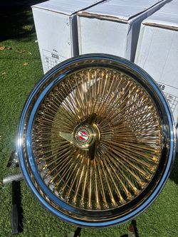 22” Gold spokes ZENITH Wire wheels