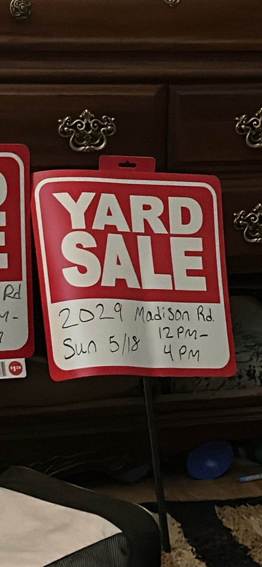 Yard Sale- Over But Still Have A Lot Of Stuff