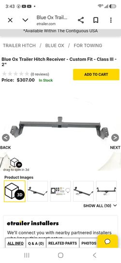 2003 honda Odyssey trailer hitch