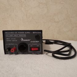 Samlex RPS1204 117V AC/13.8V DC 4-6 Amp Regulated DC Power Supply