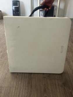 Fold in half table