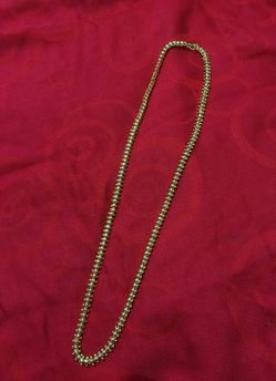 Gold plated long chain