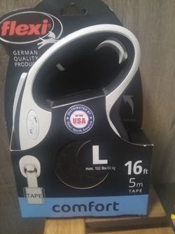Dog leash,  flexi 16 ft 5 m tape large