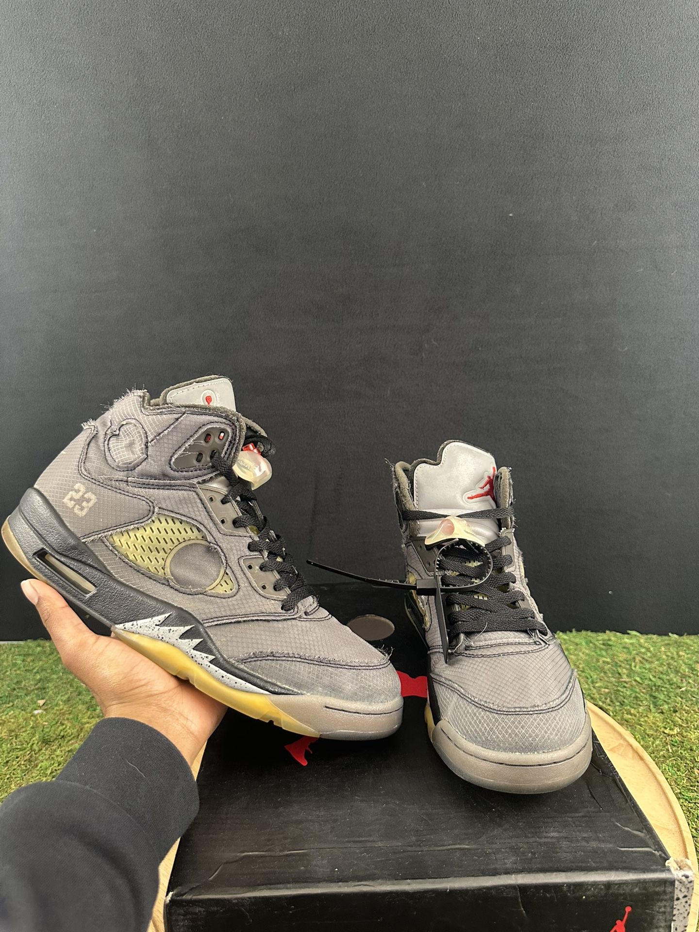 Air Jordan 5 Off White Muslin