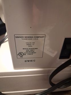 Singer sewing machine