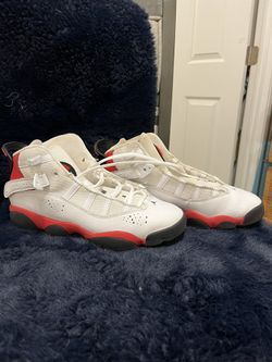 Nike AIR JORDAN 6 RINGS White University Red 6.5Y