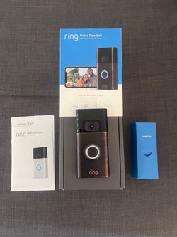 Ring Doorbell (with additional Doorbell FREE)