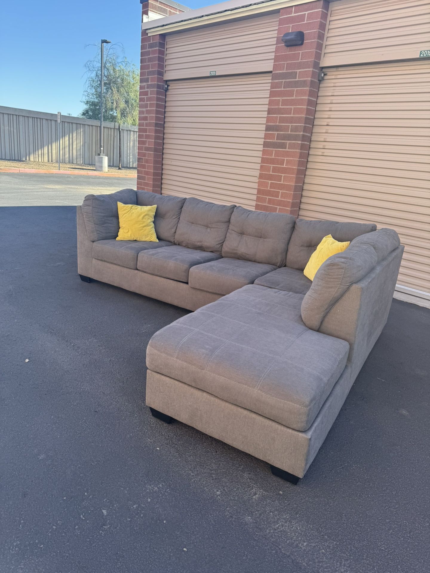 really Nice Grey Sectional Couch