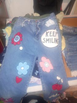Bundle of girl clothes and shoes