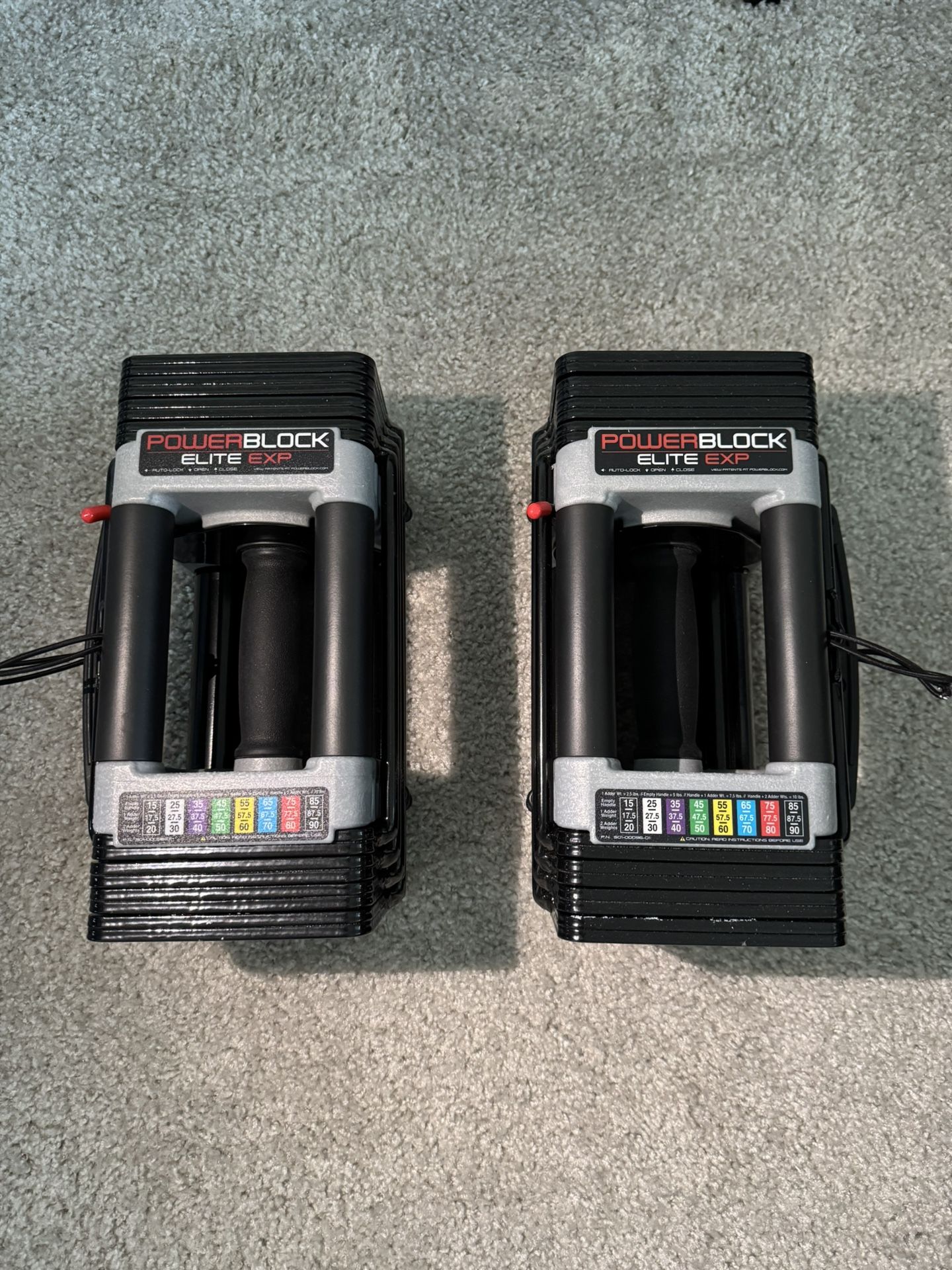 Powerblock Elite EXP Adjustable dumbbells