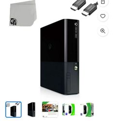 Pre-Owned Microsoft Xbox 360 E Black 4GB Gaming Console with HDMI Cable