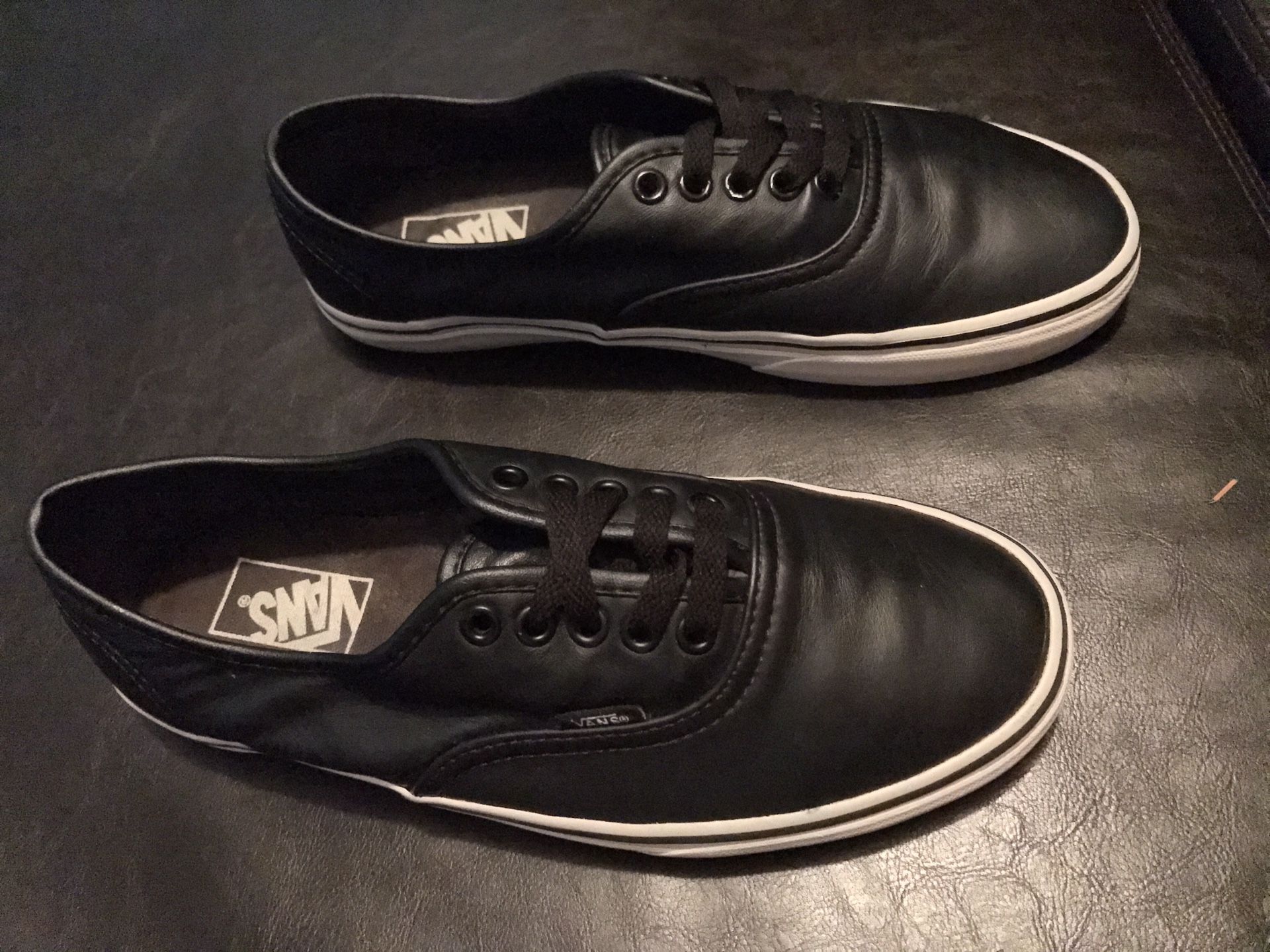 Vans Authentic Italian Leather Black