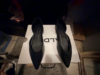 Black Pointed-Toe Flats