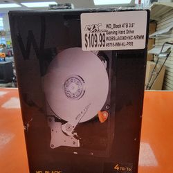 WD_Black 4TB Gaming Hard Drive