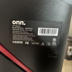 24” Monitor 165 Hz FHD Gaming Monitor 