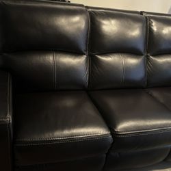 Leather couch
